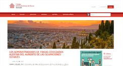 Desktop Screenshot of cafgranada.es